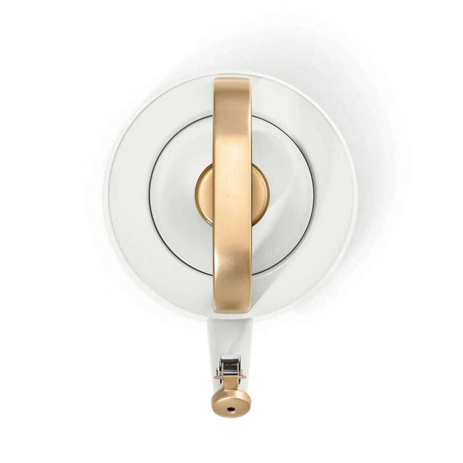 Beautiful 1.8L Ceramic NonStick Stovetop Tea Kettle, White Icing By