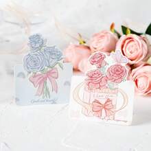 1 张创意情人节 3D 贺卡，“我爱你”主题玫瑰系列卡片、爱情便条、手写贺卡、送给爱人的情人节礼物 - 彩色 - 查看 11