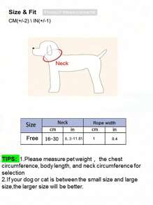 1pc Pet Collar With Bow Tie Decoration, For Small Dogs And Cats - Multicolor - View 2