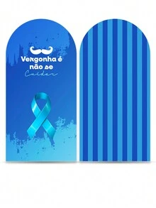 Roman Panel Cover Easy To Wear Sublimated Party And Birthday Decoration Various Themes November Awareness Blue Month - Bảng La Mã 5115 - Xem 1