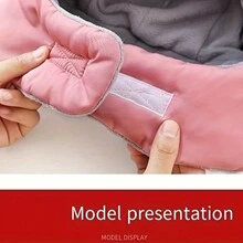 Mũ trùm tai chống gió mùa đông & mặt nạ chống bụi Unisex, mũ cách nhiệt dày ấm áp - Nhiều màu - Xem 7
