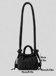 Bolso pequeño casual tipo plumón, bolso de hombro cruzado acolchado de diseñador para mujer, bolsos de mano de nailon y plumón para dama, mini bolsos de moda 2024