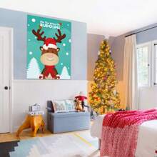 Trò chơi tiệc Giáng sinh cho Pin The Nose On The Reindeer Hoạt động Giáng sinh Trò chơi tiệc ngày lễ với 24 miếng dán mũi Pin The Tail Đồ dùng tiệc Giáng sinh cho người lớn - Nhiều màu - Xem 3