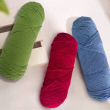 1 件 200 克手工针织粗纱，适用于 DIY 围巾、帽子、毛衣、包、玩偶、靠垫 - 彩色 - 查看 7