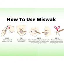 Home Times 牙刷棒 - 真空密封包装，源自正宗阿拉伯植物的天然香气 - 呵护牙龈和牙齿，清新口气，家居卫浴装饰，秋季必备，返校季好物 - 棕色 - 查看 4