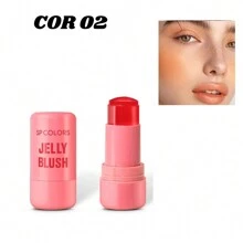 Jelly Blush Sp Colors Highlights Lips Cheeks, Natural, Gelatinous Texture, Beautiful Fun Portable - Multicolor - View 7