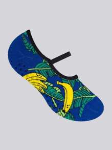 Selene Women's Pilates Half Slipper Bias 34-39 7700 - 寶藍色 - 查看 2