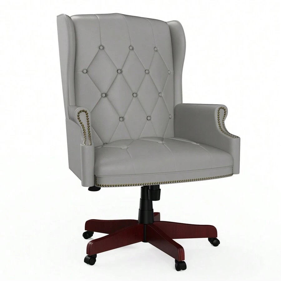 330LBS Executive Office Chair, Ergonomic Design High Back Reclining