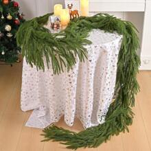 1PC Artificial Christmas Garland Ivy Vine Seasonal Pine Needles Cypress Garland Greenery Plant For Xmas Home Christmas Winter Xmas Tree Rattan Decoration Artificial Wreath Home Decor Christmas Decorations Room Decor