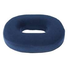Donut Pillow For Tailbone Pain Bed Sore,Hemorrhoid Pillow Seat Cushion For Long Sitting Butt Pressure Relief Postpartum Post Surgery, Memory Foam Coccyx Cushions Doughnut Pillow - 藏蓝色 - 查看 9