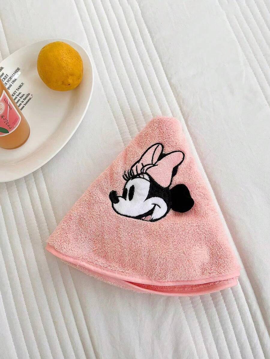 POTDEMIEL 1 PC Authorized Cartoon Series Cute FanShaped Hand Towel