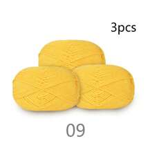 3 件/套 50 克腈纶纱线柔软保暖 DIY 针织材料适用于围巾、玩偶、冬季礼物 - 彩色 - 查看 23