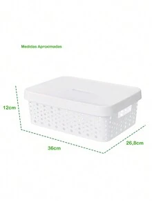 Storage Boxes & Bins - 白色 - 查看 4