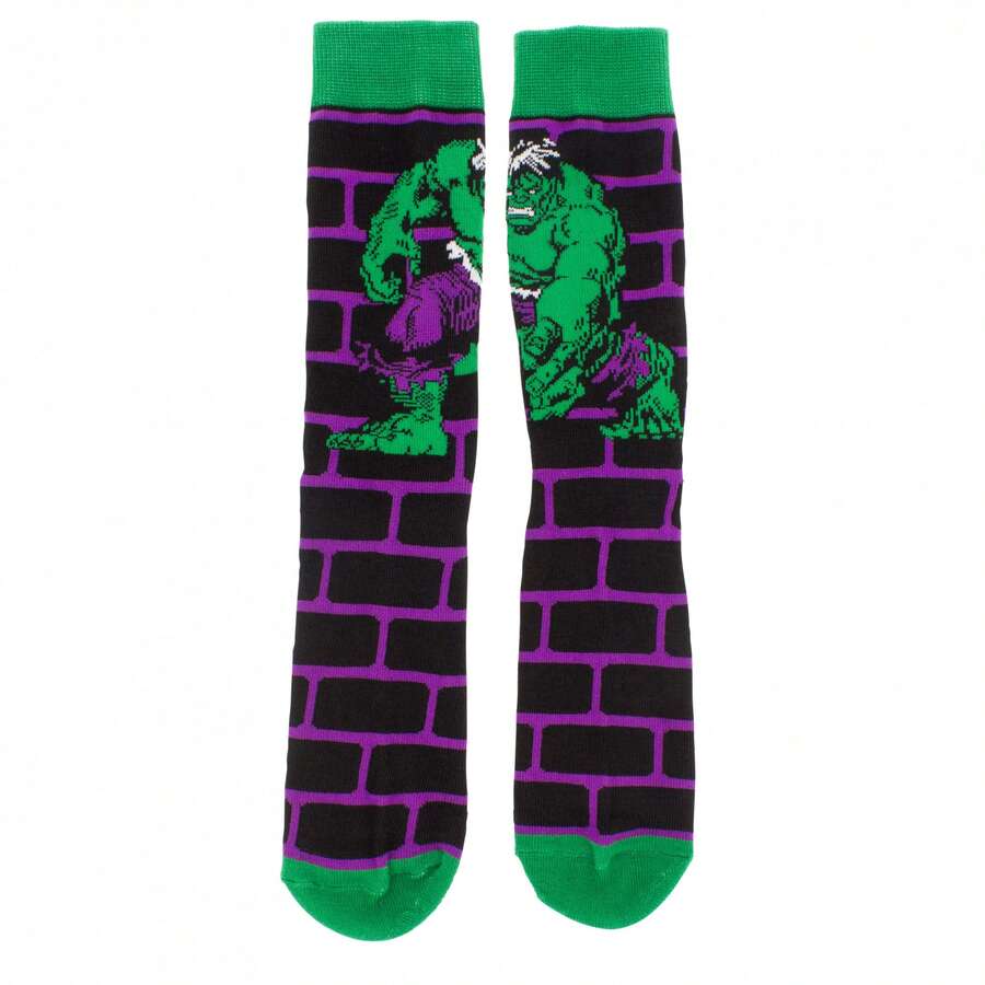 Marvel Marvel Avengers Comic Art 6Pair Pack Of Crew Socks SHEIN USA