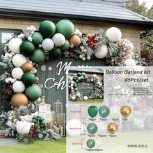 乳胶气球花环拱门套装，适合生日、婚礼、周年纪念、新年、毕业典礼、父亲节、性别揭晓，非常适合节日派对装饰、室内和室外庆祝活动 - 彩色 - 查看 12