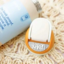 1 Thẻ ống hút bình nước Avana tùy chỉnh, dung tích 24/32/40oz, Nhãn cốc sáng bóng cá nhân hóa, phù hợp với đồ uống thể thao Avana, phụ kiện giải trí ngoài trời - Thích hợp làm quà tặng Giáng sinh! - Nhiều màu - Xem 5