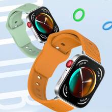 1 pieza Correa deportiva reversible de silicona reemplazable compatible con Huawei Watch Fit 3, banda de reloj inteligente cómoda y transpirable