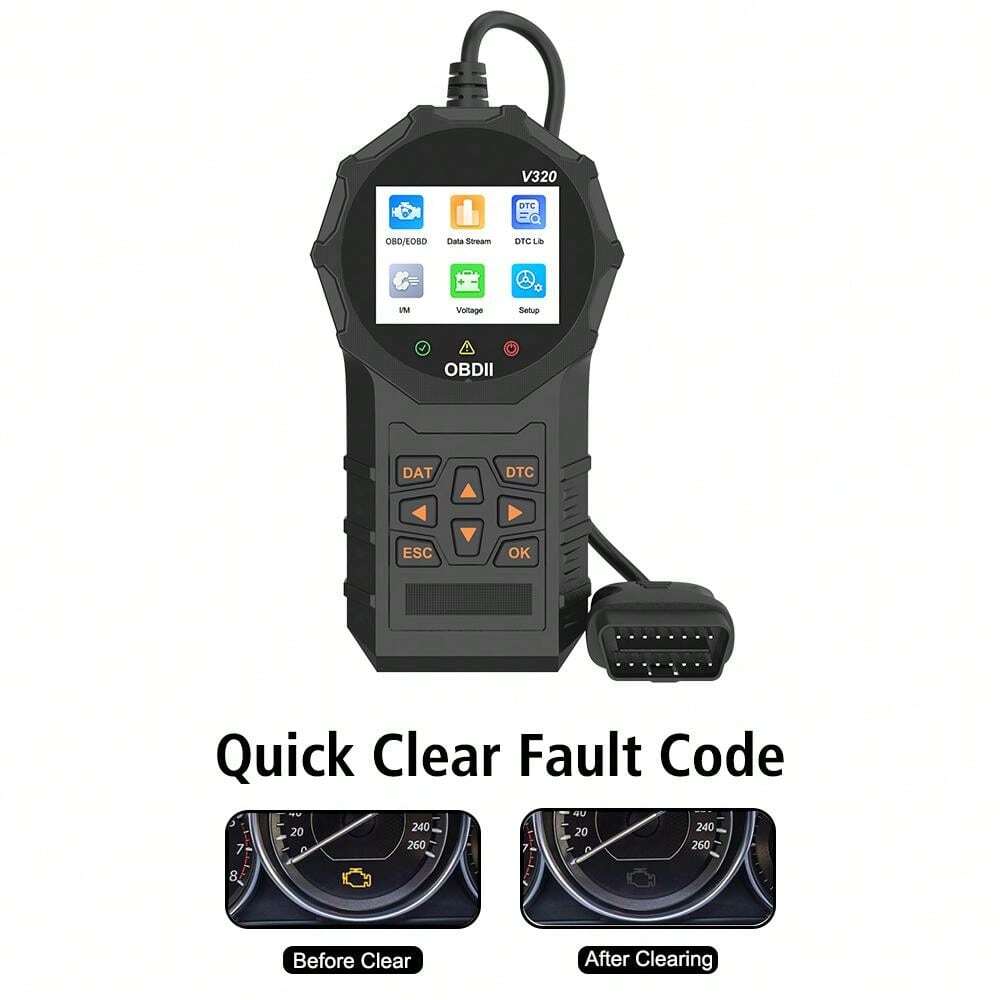 Car Diagnostic Tools Digital Display Fault Code Clear V320 OBD 2