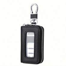 Monedero de llave con cerradura amortiguadora de golpes - Llavero portátil y ligero con función de control remoto, regalo para mujeres, hombres, Halloween, Día del Maestro, pequeños regalos, llavero para llaves, llavero para mujeres, portallaves para hombres, mini billetera