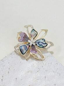 1 pieza Broche con moño de alta gama y colorido, accesorio para mujer para un atuendo de cita