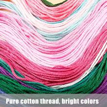 Foto-angepasster Kreuzstich-Bausatz, personalisierbar mit eigenen Fotos, handgefertigte bestickte Kreuzstich-Bausätze mit bedruckter Leinwand, Weihnachtsdekoration Geschenke