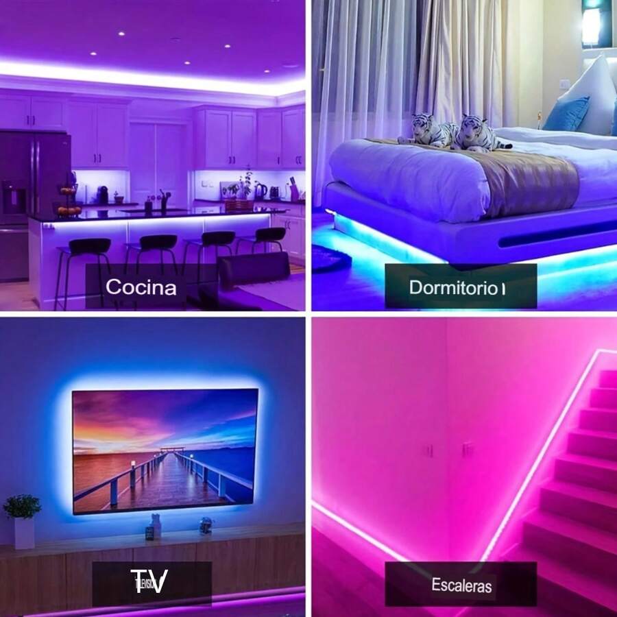 Led Strip Lights 5M Room RGB Color Changing Tape Party Home Music App