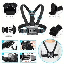 Set di 6 supporti universali a fascia toracica per cellulare, supporto per smartphone per video POV all'aperto, supporto a fascia toracica per telefono cellulare compatibile con , telefoni Android, regalo per compleanno, famiglia, amici, supporto per telefono, accessori per telefono