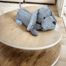 1pc Animal Shaped Door Stopper/Bookend With Mixed Color Knitted Wooly Pompom Decoration, Weighting About 1kg Best Gifts Birthday Graduation