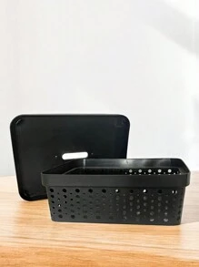 11 Liters Organizer Box With Lid White / Green / Gray / Pink Original - màu đen - Xem 5