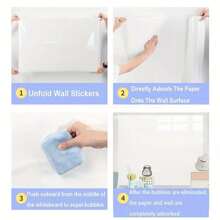 1 Roll Washable Electrostatic Whiteboard Wallpaper - Soft, Removable, And Reusable For Writing, Drawing, And Graffiti - Perfect Decorative Solution For Office And Home Walls,Back To School