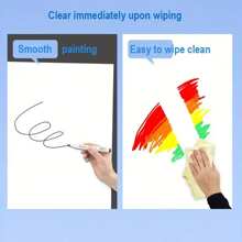 1 Roll Washable Electrostatic Whiteboard Wallpaper - Soft, Removable, And Reusable For Writing, Drawing, And Graffiti - Perfect Decorative Solution For Office And Home Walls,Back To School