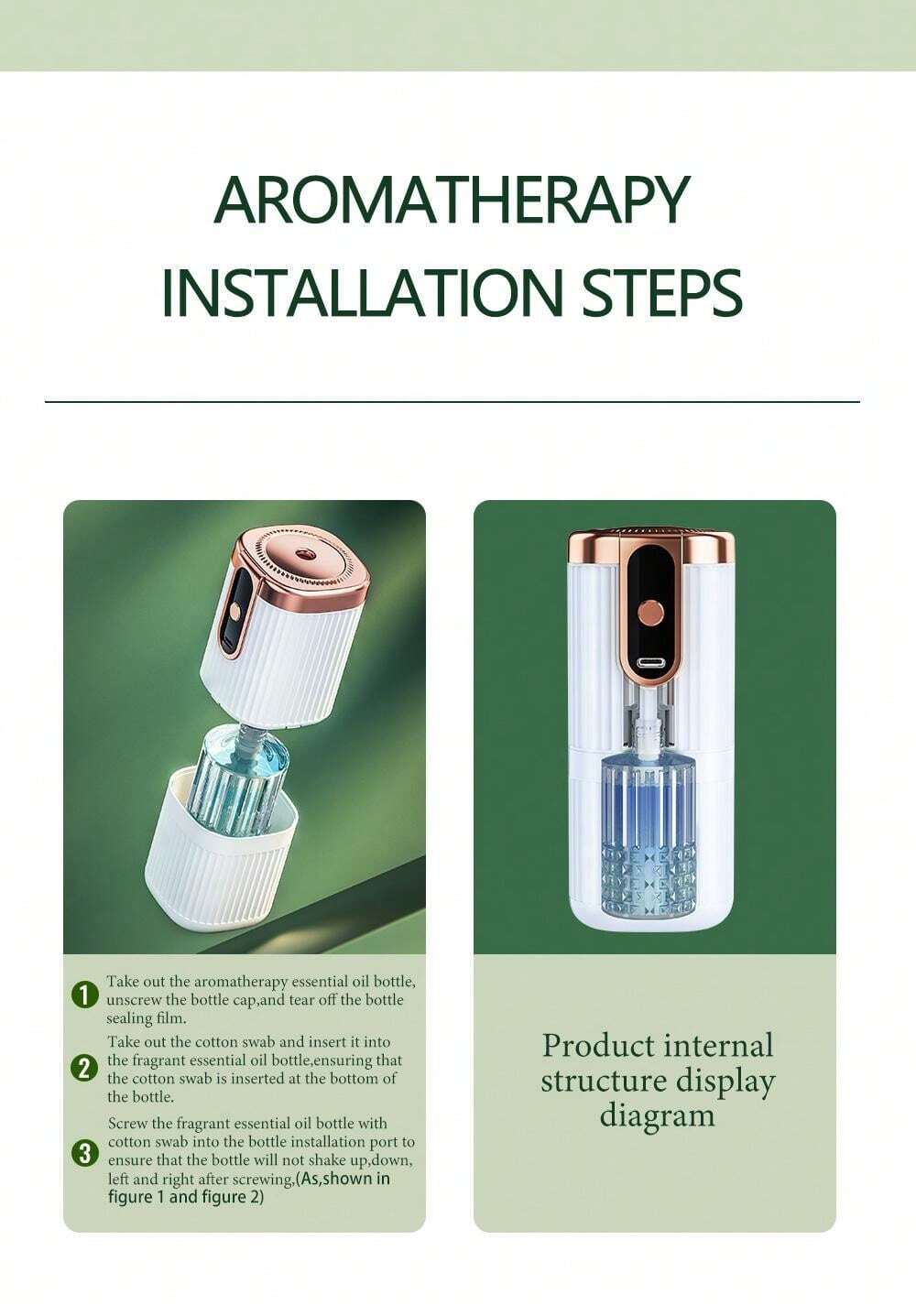 Wall Mounted Aroma Diffuser Timed Essential Oil Aromatherapy Machine