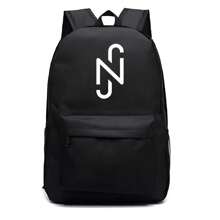 Mochila Sacola Escolar Unissex Reforçada Espaçosa - Preto - Visão 2