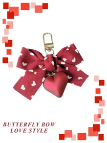 1 móc khóa hình trái tim bằng nhựa sáng tạo và thời trang, móc khóa hình trái tim trang trí mặt dây chuyền, làm quà tặng ngày lễ tình nhân/giáng sinh - Nhiều màu - Xem 12