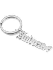 1 Llavero personalizado con letra, regalo de pareja, regalo de vacaciones