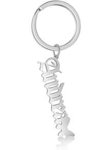 1 Llavero personalizado con letra, regalo de pareja, regalo de vacaciones