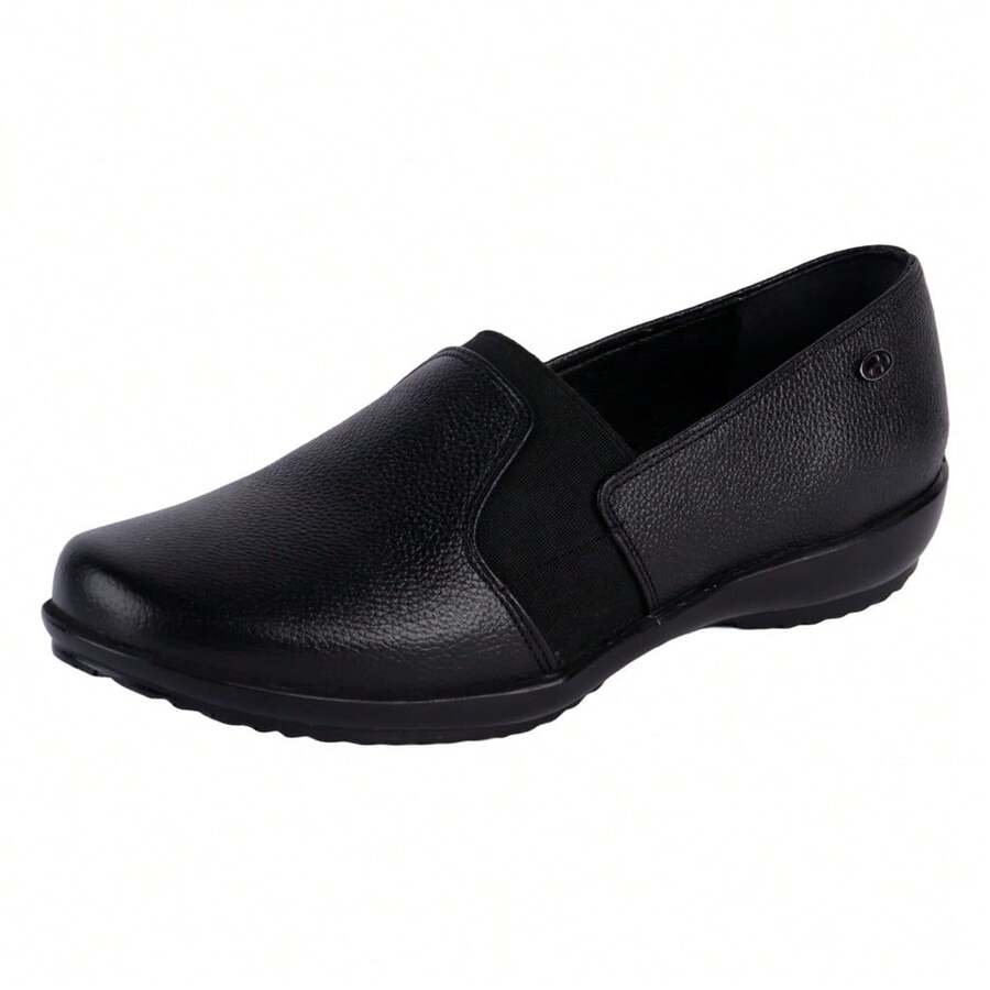 Fratello Shoe Store Barcassi Women's Black Leather Comfort Shoe 3601 - 黑色 - 查看 1