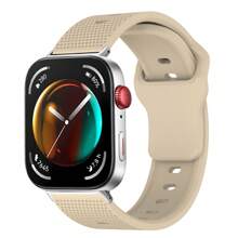 1 pieza Correa deportiva reversible de silicona reemplazable compatible con Huawei Watch Fit 3, banda de reloj inteligente cómoda y transpirable