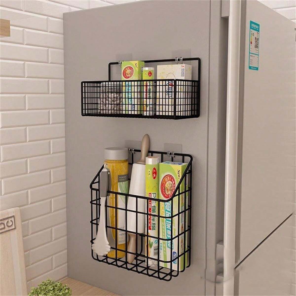 No Drill Wall Mounted Shelf, Storage Rack For Bathroom, Vanity, Dorm