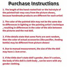 Bettie Doll head 1-4 1 Búp bê sơ sinh thật 19 inch sơn, cảm ứng chân thực, chống thấm nước, làm từ nhựa vinyl, đồ chơi búp bê cho bé gái làm quà tặng sinh nhật và Giáng sinh (Không bao gồm giày) - Nhiều màu - Xem 11