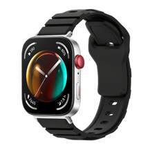 1 dây đeo đồng hồ thể thao bằng silicon Armor tương thích với Watch Fit3, dây đeo đồng hồ khóa silicon thoáng khí tương thích với Watch Fit3 - Huawei Fit3 - Xem 10
