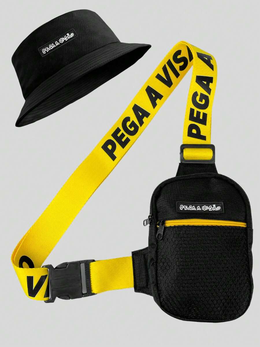 Pega A Visao Men Crossbody Bags - 黑色 - 查看 1