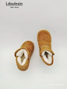 Nuovi stivali da neve autunno/inverno per bambini, stivali antiscivolo impermeabili con suola morbida, fodera termica e molto caldi, adatti per bambine e bambini per uso quotidiano