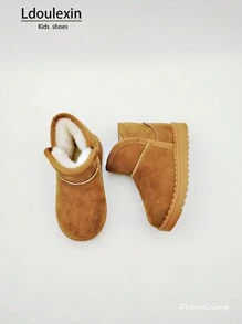 Nuovi stivali da neve autunno/inverno per bambini, stivali antiscivolo impermeabili con suola morbida, fodera termica e molto caldi, adatti per bambine e bambini per uso quotidiano