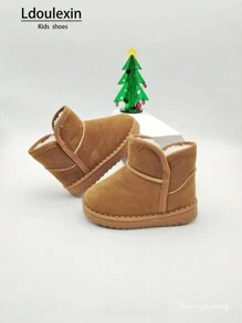Nuovi stivali da neve autunno/inverno per bambini, stivali antiscivolo impermeabili con suola morbida, fodera termica e molto caldi, adatti per bambine e bambini per uso quotidiano