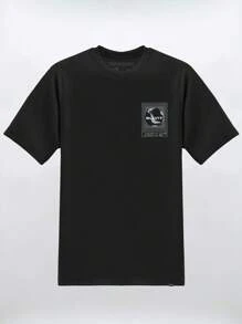 T-Shirt Welcome Let The Web Streetwear Skate Planet Blouse Shirt Unisex Men Women 100% Cotton Top Premium Streetwear New Release Fast Shipping Various Colors!! Plus Size - màu đen - Xem 2