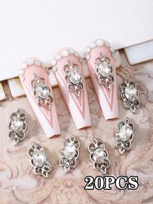 5 chiếc, 10 chiếc, 20 chiếc Vàng và bạc Châu Âu và Mỹ Phong cách sang trọng nhẹ nhàng Cung điện hình bầu dục Móng tay rỗng Hợp kim Kim cương Cổ điển Baroque Đơn giản và đa năng Ba chiều Trang trí nghệ thuật làm móng Hợp kim đính đá Rhinestone Máy khoan móng tay Y2k Phong cách kim loại Trang trí nghệ thuật làm móng DIY Máy khoan móng tay kim loại 3D Kim cương, Phụ kiện trang trí móng tay giả Đá quý làm móng Đồ dùng làm móng Bùa hộ mệnh làm móng - Nhiều màu - Xem 8