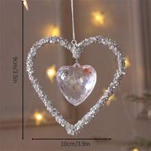 1 件圣诞水晶雪花吊坠，3D 雪花吊坠，用于圣诞装饰，圣诞树吊坠 - 風格1 - 查看 6