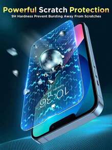 5pcs 3D Curved High Definition Screen Tempered Glass Film, 1:1 High Definition Restoration, Scratch-Resistant, Anti-Cracking, Compatible With Apple X/XR/11/12/13/14/15/16 Series Gift For Birthday, Family, Friends Phone Screen Protector, Phone Accessories - Clear - View 4