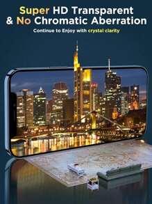 5pcs 3D Curved High Definition Screen Tempered Glass Film, 1:1 High Definition Restoration, Scratch-Resistant, Anti-Cracking, Compatible With Apple X/XR/11/12/13/14/15/16 Series Gift For Birthday, Family, Friends Phone Screen Protector, Phone Accessories - Clear - View 3